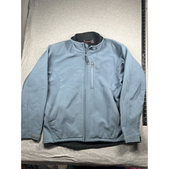 Marmot Gravity Softshell Jacket Black Fleece Lined Full Zip Outdoors Mens L - Picture 2 of 13